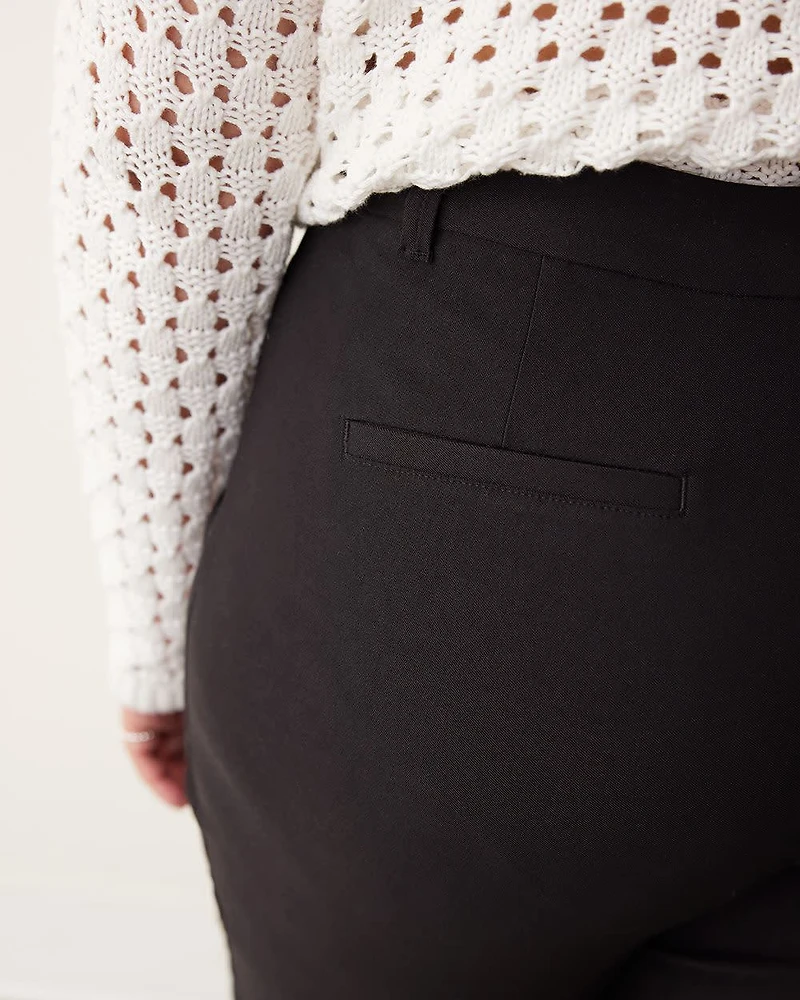 Straight-Leg High-Rise Pant