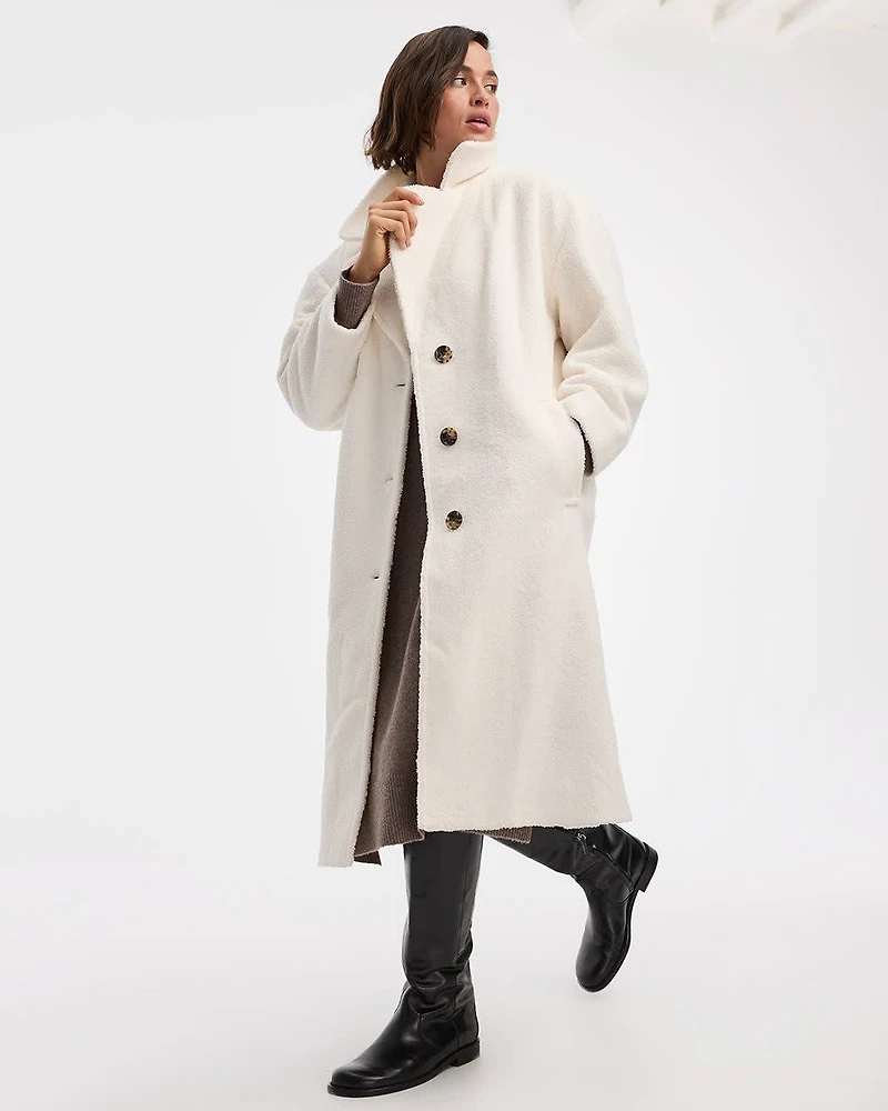 Oversized Sherpa Coat