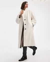 Oversized Sherpa Coat