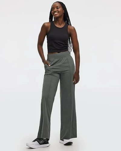 Wide-Leg Track Pant
