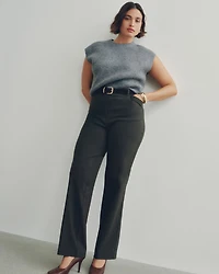 Straight-Leg High-Rise Pant