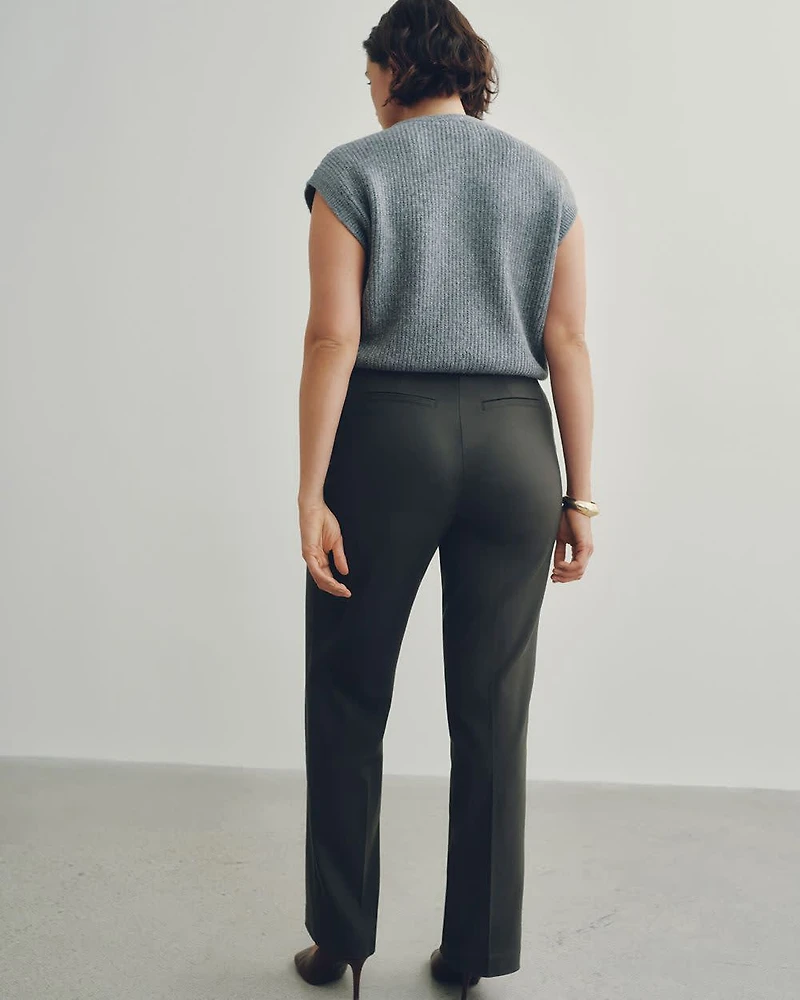Straight-Leg High-Rise Pant