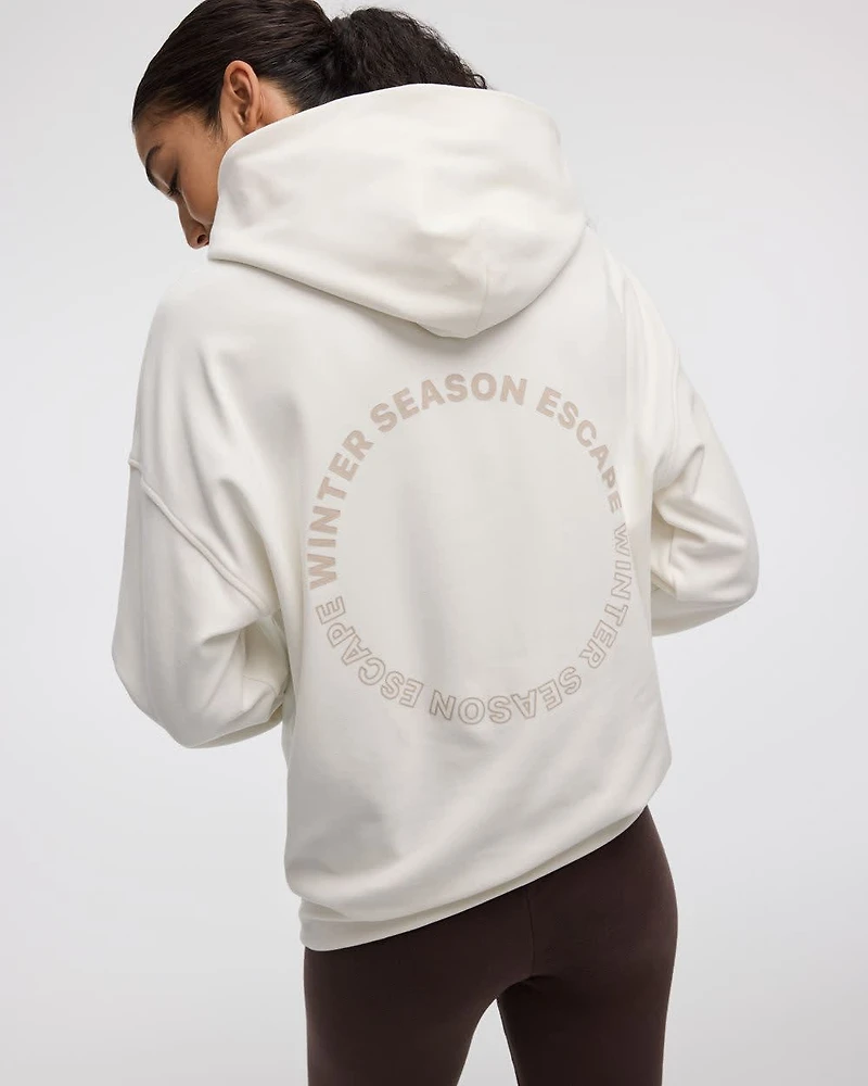 Pull à capuchon en tissu polaire