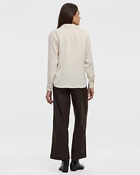 Satin Long-Sleeve Shirt