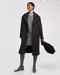 Robe DouceMaille à manches longues et col rond