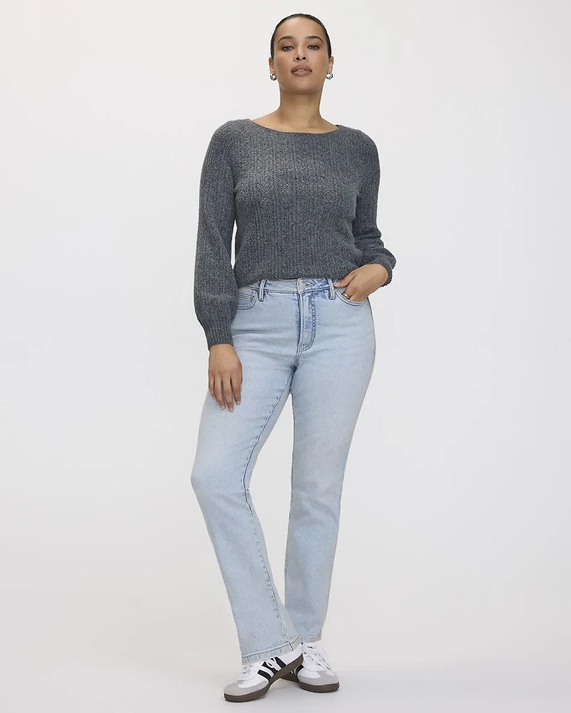 Slim-Leg High-Rise Jean