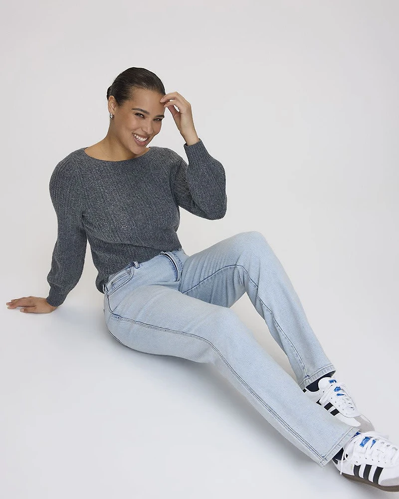 Slim-Leg High-Rise Jean