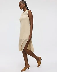 Sleeveless Midi Sweater Dress