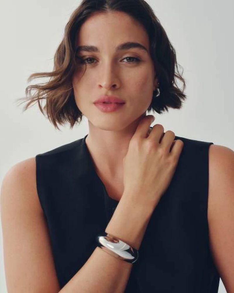 Bracelet rigide courbé