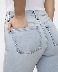 Flare-Leg Mid-Rise Ankle Jean