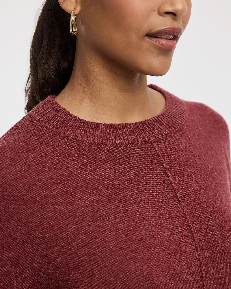 Cashmere-Blend Crew-Neck Pullover