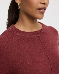 Cashmere-Blend Crew-Neck Pullover