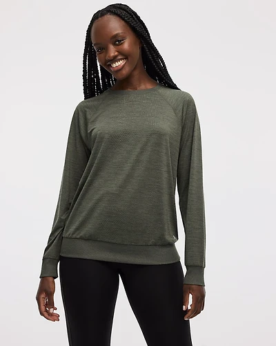 Long-Sleeve Crew-Neck Pullover