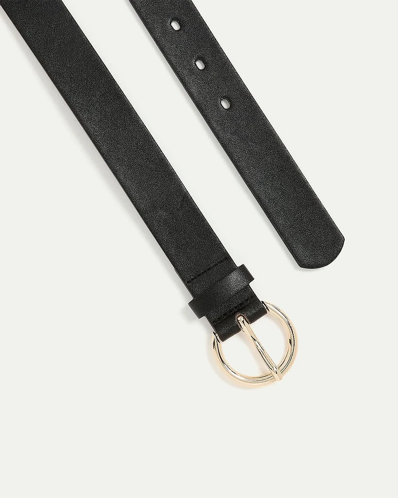 Ceinture basique en faux cuir