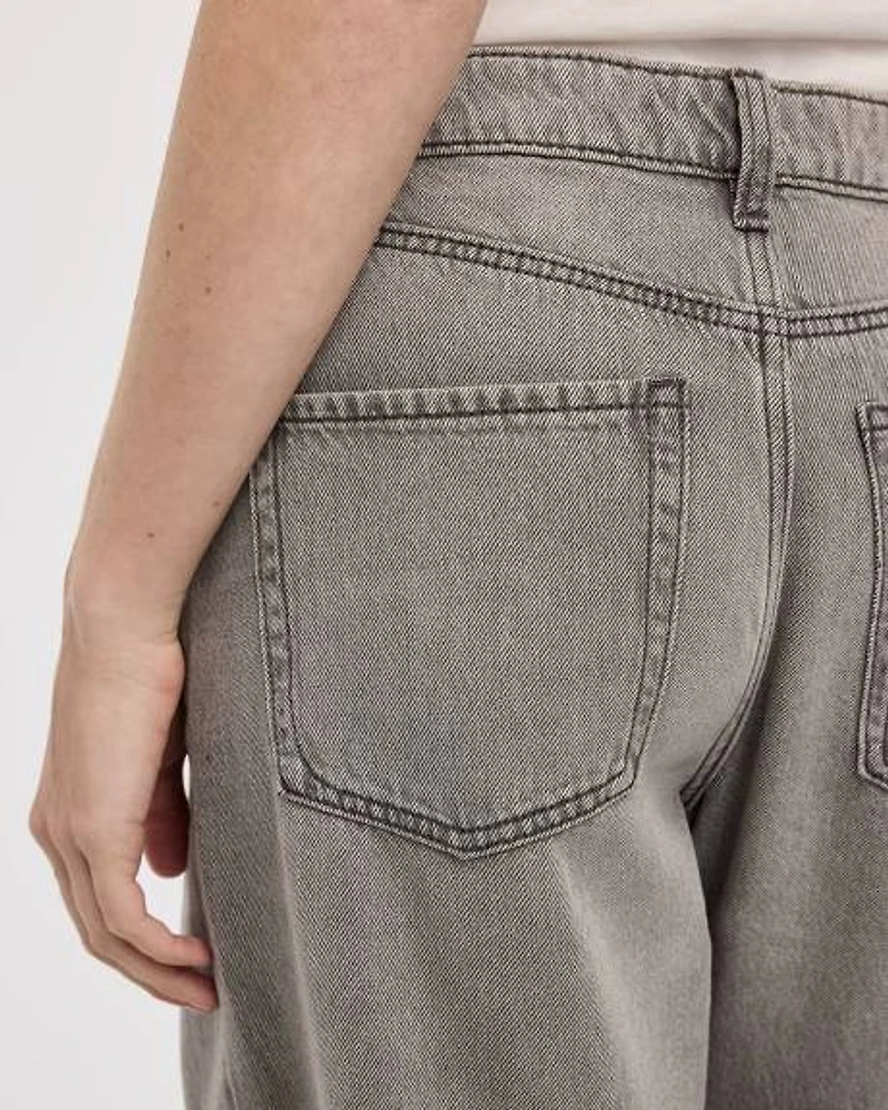 Wide-Leg High-Rise Jean