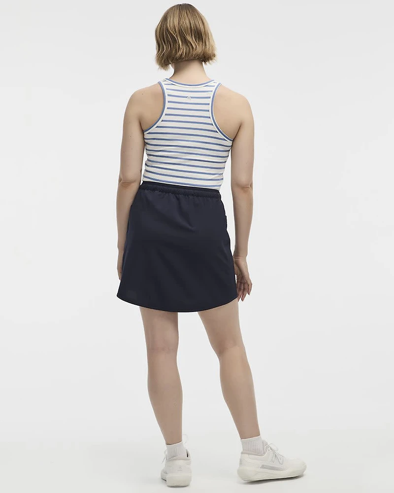 Skort with Elastic Waistband