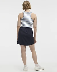 Skort with Elastic Waistband