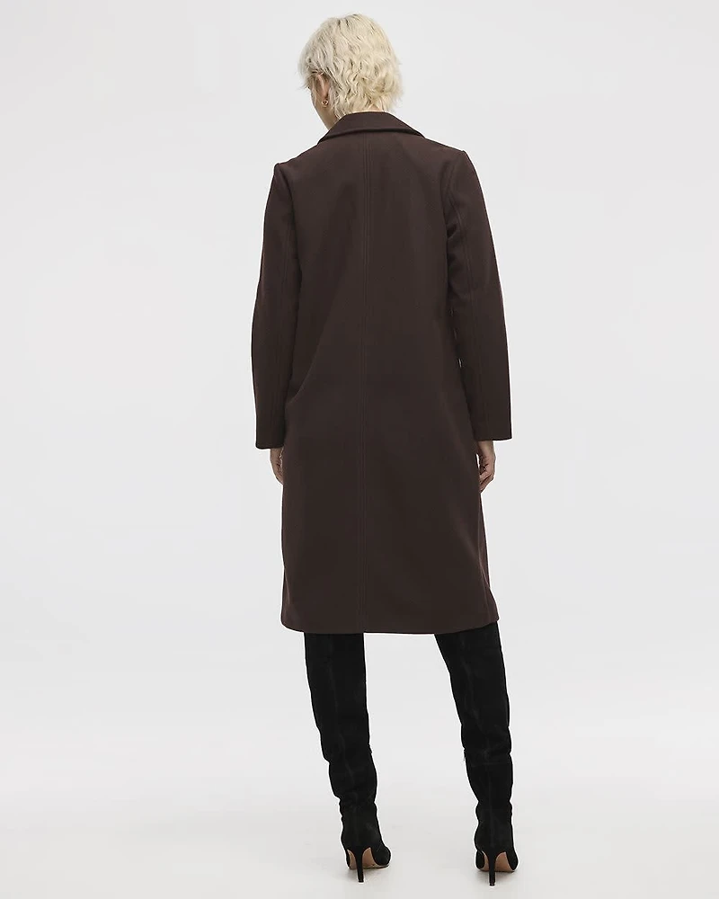 Manteau long à deux boutons