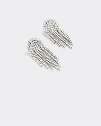 Chandelier Earrings with Rhinestones