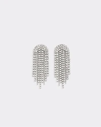 Chandelier Earrings with Rhinestones