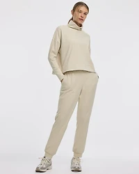 Pantalon jogger en tissu bross