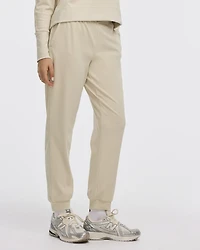 Pantalon jogger en tissu bross