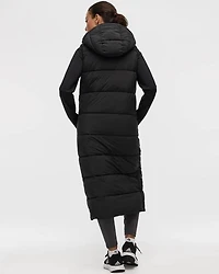 Long veste à capuchon