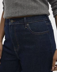 Tapered-Leg High-Rise Jean