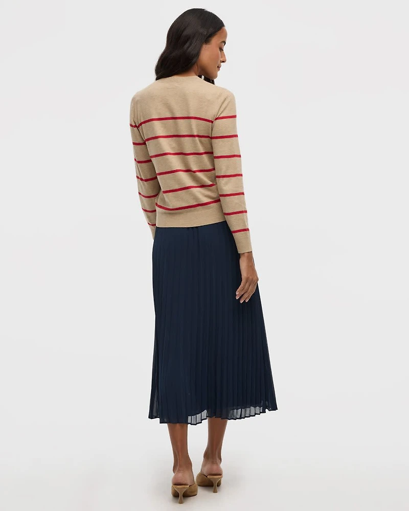 Striped Long-Sleeve Pullover