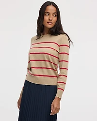 Striped Long-Sleeve Pullover