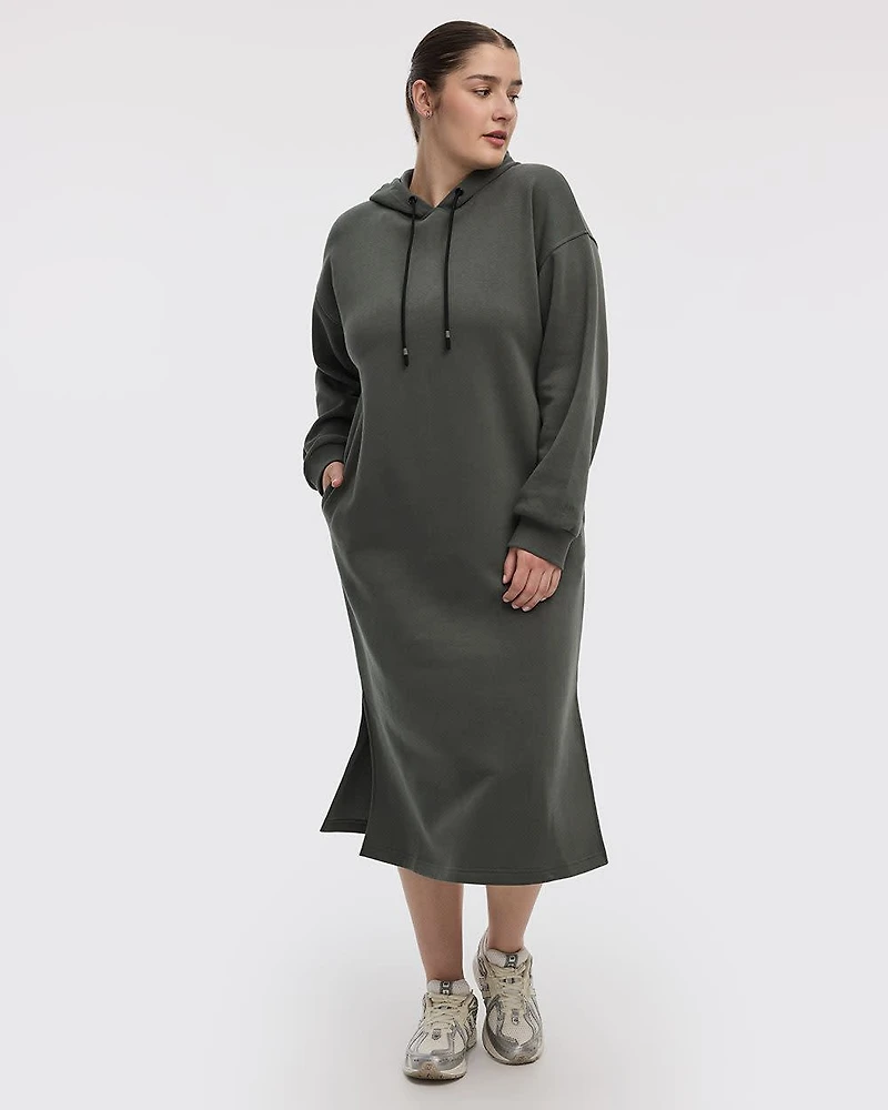 Long-Sleeve Hooded Dress