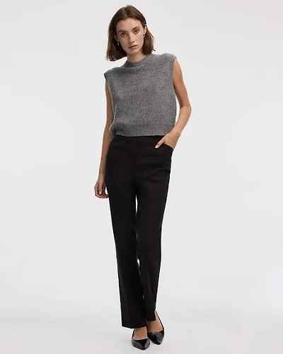 Straight-Leg High-Rise Pant