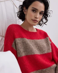 Long-Sleeve Boat-Neck Sweater