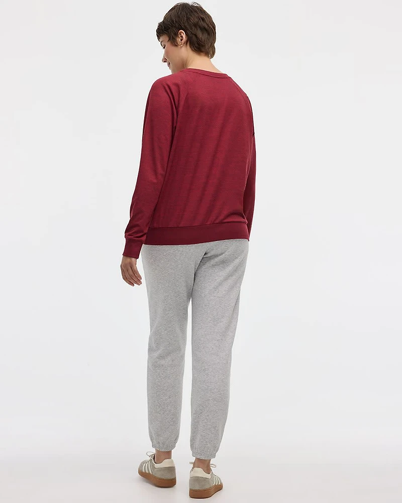 Long-Sleeve Crew-Neck Pullover