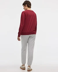 Long-Sleeve Crew-Neck Pullover