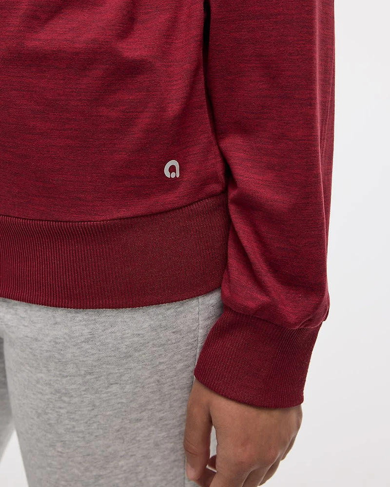 Long-Sleeve Crew-Neck Pullover