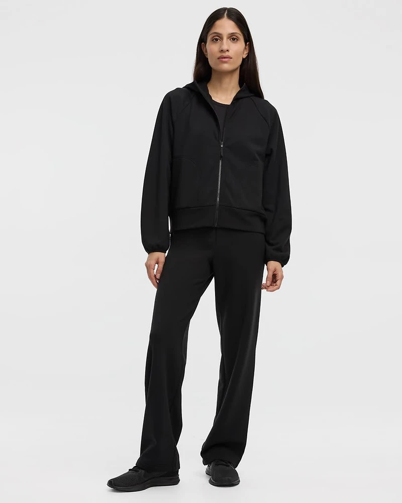 Straight-Leg Thick Fleece Pant
