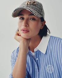 Houndstooth Cap
