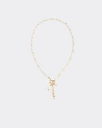 Short Necklace with Fish Charms