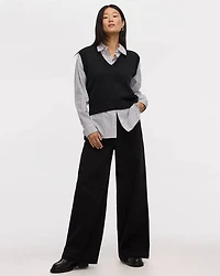 V-Neck Knit Vest