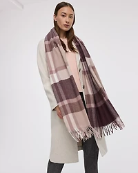 Plaid Blanket Scarf
