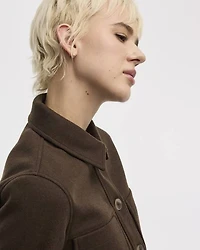 Veste-chemise courte avec poches