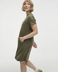 Robe t-shirt à manches courtes
