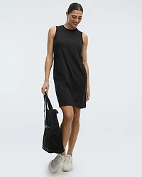 Sleeveless Crew-Neck Dress