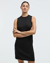 Sleeveless Crew-Neck Dress