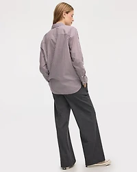 Chemise rayée à manches longues