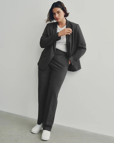 Straight-Leg High-Rise Pants