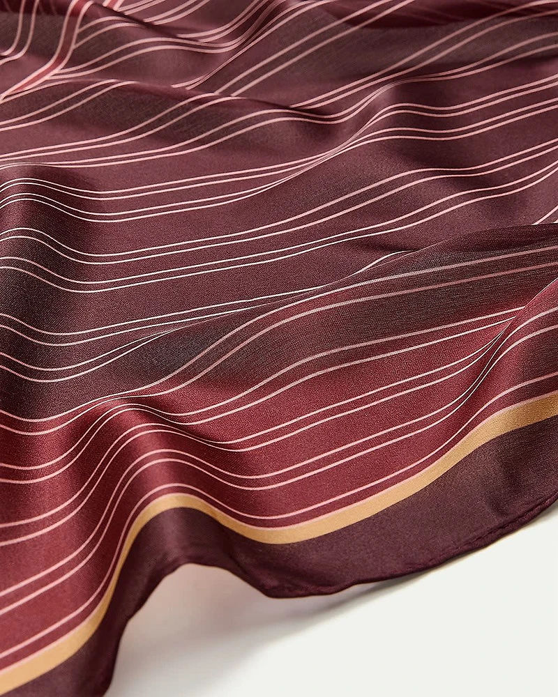 Striped Square Scarf