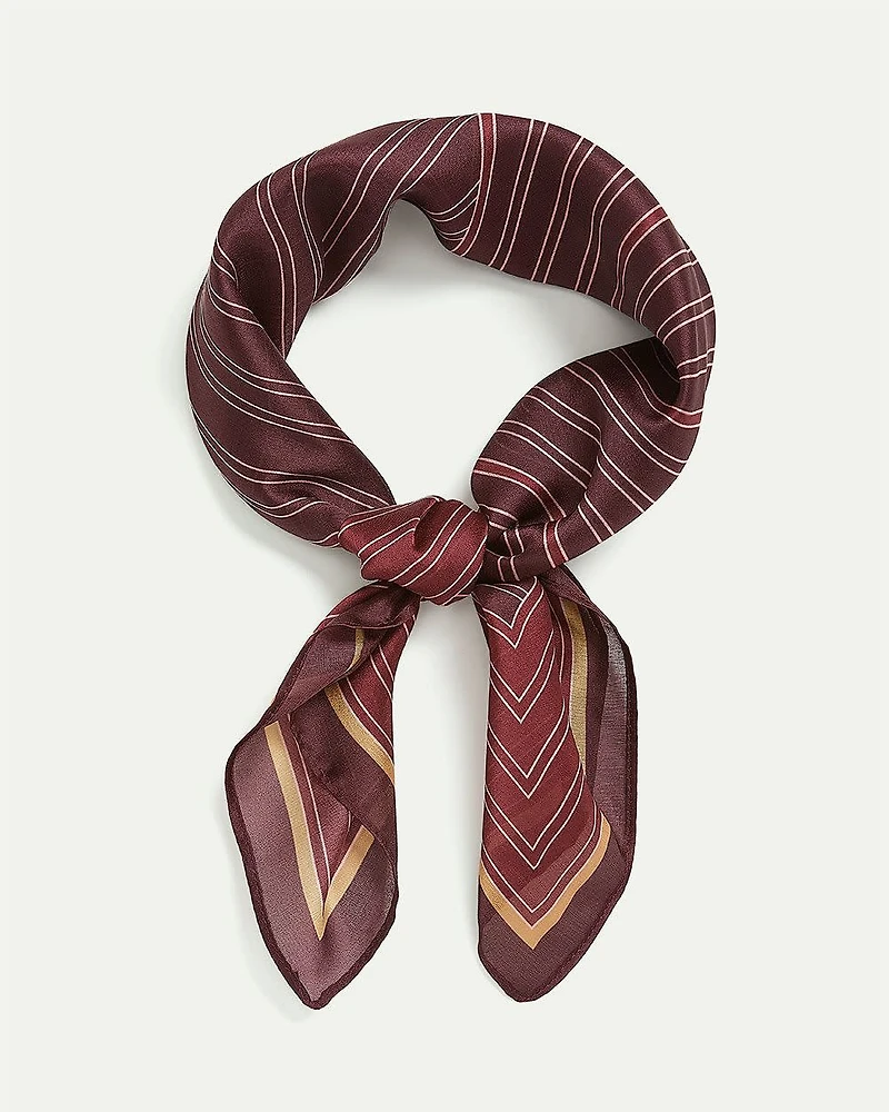 Striped Square Scarf