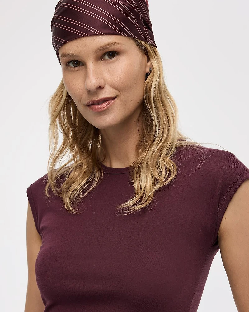 Striped Square Scarf